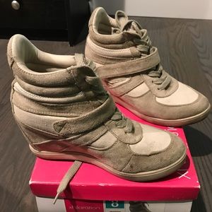 Xhiliration Grey WedgeSneakers